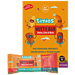 Timios Nutty Bar - Dates, Oats & Nuts, 4+ Years 30 g (Pack of 4)