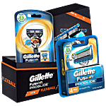 Gillette Flexball Pro Glide Gift Pack for MenShaving kit1 Razor and 4 Cartridges 2 pcs
