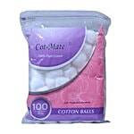 Cot Mate Imported - Cotton Balls, Natural White 100 pcs