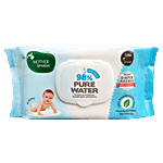 Mother Sparsh 98% Pure Water Baby Wipes With Plant Based Fabric 80 pcs