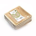 Simply Urbane Palm Square Bowl Plate 10 pcs 13 cm