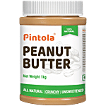 Pintola Peanut Butter - Crunchy, Unsweetened 1 kg