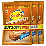 Sundrop Peanut Butter - Creamy, Rich In Protein, Spreads 30 g (Buy 2 Get 1 Free)