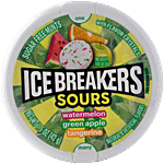 Ice Breakers Imported Sours Sugar Free Mints With Flavour Crystals 42 g