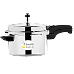 Srushti Gold Aluminium Outer Lid Pressure Cooker 5 L