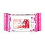 bigbasket Refreshing Wet Wipes - Rose 80 pulls