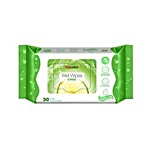 bigbasket Wet Wipes - Citrus, Double Moisturizing, Extra Thick, No Paraben 30 pulls 