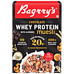 Bagrry's Chocolate Whey Protein Muesli With Almonds 500 g 