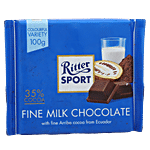 Ritter Sport Fine Milk Chocolate - 35% Cocoa 100 g