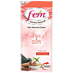 Fem Anti-Darkening Hair Removing Cream - Sandal 40 g Get 50% Extra
