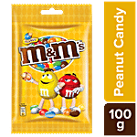 M&Ms Milk Chocolate Candy - Peanut 100 g Pouch