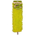 Liao Dry Mop - Micro Fiber Expandable Flat With Stick, Green 1 pc 