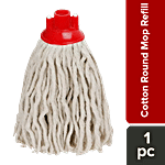 Liao Wet Mop Refill - Cotton, Round, For Floor Cleaning, R130015 1 pc