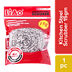 Liao Stainless Steel Scourer/Scrubber - Used For Multipurpose Cleaning, H130024-1 15 g