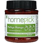 Homepick Pickle - Methya Mango With Fenugreek 250 g Bottle