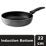 Le Kaviraj Non-Stick Aluminium Fry Pan - Induction Base, 22 cm, 3 mm 1.4 l 