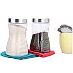 Steelo Pet Sobo Container Set - Silver 1 L Pack of 2