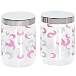 Steelo Pet Selo Container Set - Silver 1.1 L Pack of 2