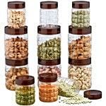 Steelo Pet Solitaire Container Set - Silver 12 pcs