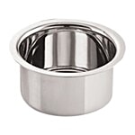 Neelam Tope/Patila - Flat Bottom, Stainless Steel, No. 14 1 pc