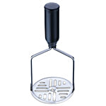 Anjali Potato Masher - Stainless Steel With Plastic Handle, Round 1 pc