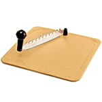 Anjali Chopping Board With Cutter & Dual Sided Blades - Small 1 pc