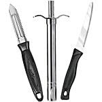 Anjali Utility Set - Veg Knife, Lighter, Peeler 3 pcs