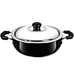 Anjali Non-Stick Kadai With Steel Lid - Diamond Series 2.5 L
