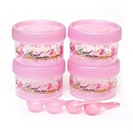 Saaj Keep Fresh Container - Pink 150 ml Pack of 4
