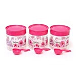 Saaj Maxx Pet Container - Pink 250 ml Pack of 3
