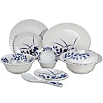 Wood & Kemp Dinner Set - Melamine, Mariya, M3, White 32 pcs 