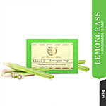 Khadi Natural Lemongrass Handmade Soap - Refreshes Skin 125 g 