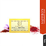 Khadi Natural Saffron Handmade Soap - Reduces Blemishes & Dark Spots 125 g 