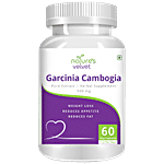 Natures Velvet Garcinia Cambogia Extract 500 mg Vegetarian Capsules - For Fat loss 60 pcs 