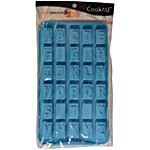 Cook4U Silicon Chocolate/Ice Mould - Alphabetic, Blue 1 pc