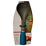 H&B Gravy Laddle, Nylon, Silicon Handle, Blue 1 pc