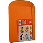 ZG Cutting-Chopping Board - Double Sided, Plastic, Orange 1 Pc