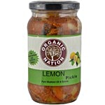 Organic Nation Pickle - Lemon (Pure Mastard Oil & Spices) 400 g