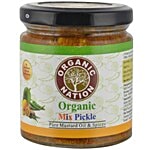 Organic Nation Organic Mix Pickle - Pure Mustard Oil & Spices 200 g