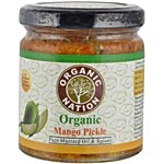 Organic Nation Pickle - Organic Mango, Pure Mustard Oil & Spices 200 g