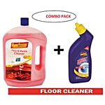 Runaway Combo Pack - Floor & Marble cleaner ( Floral) + Toilet cleaner 2 L + 500 ml