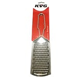 Kvg Cheese/Dryfruit/Ginger Grater - Silver, Stainless Steel 1 pc