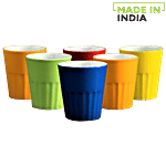 Claycraft Tumbler Set - Multicolour 150 ml (Set of 6)