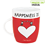 Claycraft Orchid Coffee/Milk Mug - Happiness Is Loving You 330 ml