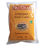 NUTORAS Cheddar Cheese Small Cubes - Made from Cow's Milk 200 g Pouch
