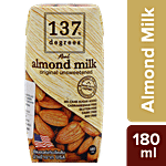 137 Degree Milk - Almond, Unsweetened 180 ml 
