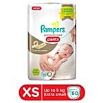 Pampers  Premium Care Xtra Small - 60 Diaper Pants 60 pcs 