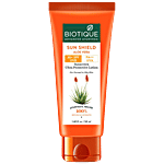 BIOTIQUE Sunscreen Ultra Protective Lotion - Sun Shield, Aloe Vera, 30+ SPF UVB, For Normal To Oil Skin 50 ml 