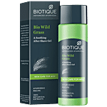 BIOTIQUE Wild Grass After Shave Gel - Soothes & Refreshing Skin, For Men 120 ml 