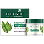 BIOTIQUE Chlorophyll Oil-Free Anti-Acne Gel - For Oily & Acne Prone Skin 50 g 